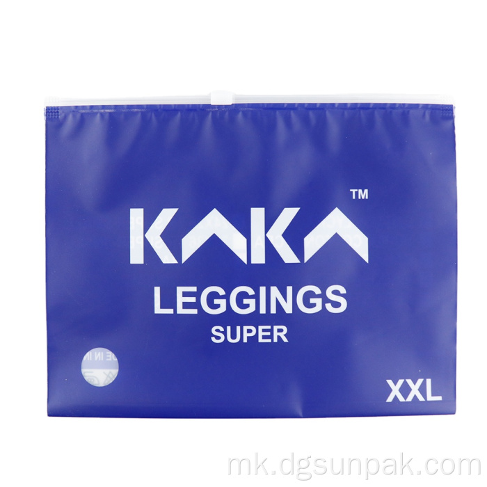 Прилагодено печатење на лого со матна поли патент торба